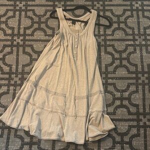 Casual Gray Sleeveless Dress